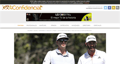 Desktop Screenshot of golfconfidencial.com