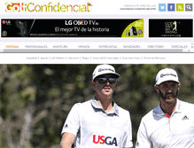 Tablet Screenshot of golfconfidencial.com